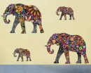 Floral Elephant Wall Art